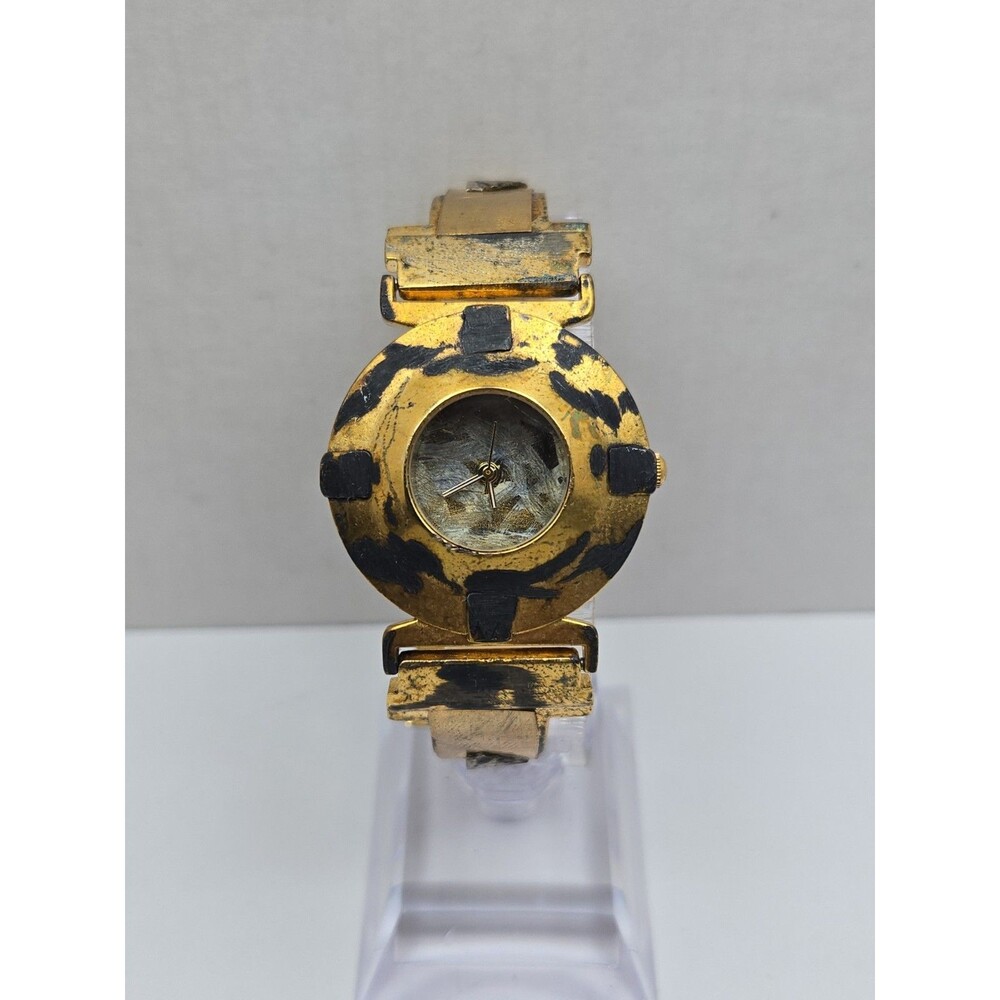 Vintage Robokid Robot Steampunk Grunge Tooled Futuristic Art Watch New Battery